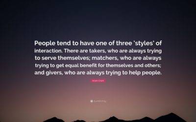 Is Your Financial Advisor a Giver, Taker, or Matcher?